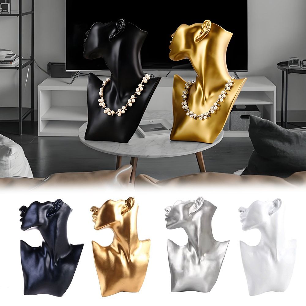 Body Jewelry Display Ideas - Hars Mannequin Sieraden Display Stand Zijgezicht