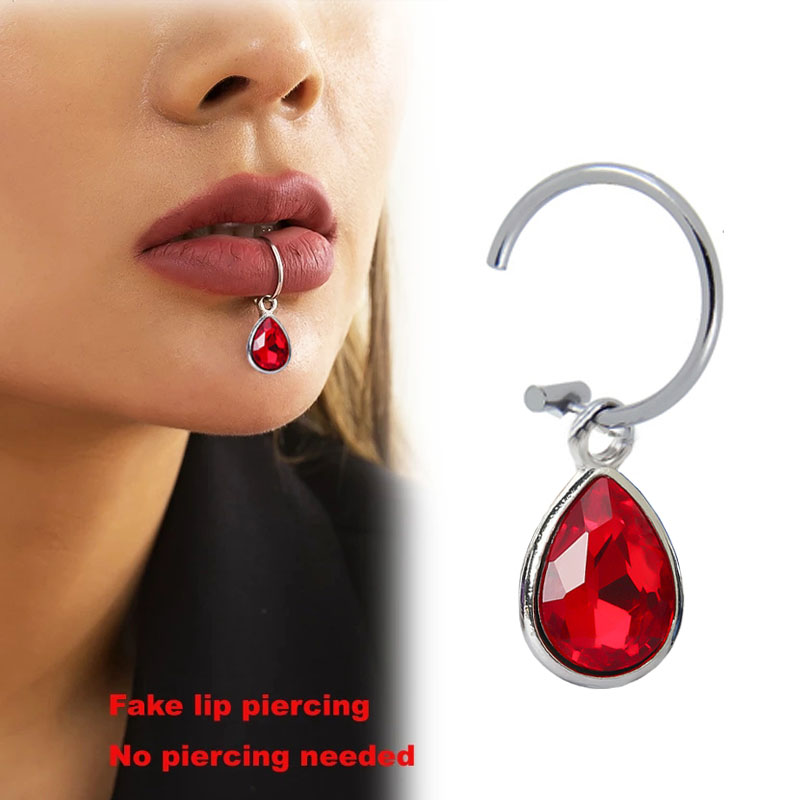 Body Jewelry Labret - 1Pc Nep Piercing Lip Clip Persoonlijkheid
