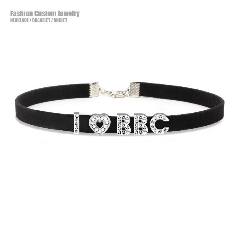 Body Jewelry Goth - Goth Sexy Strass Letters I Love
