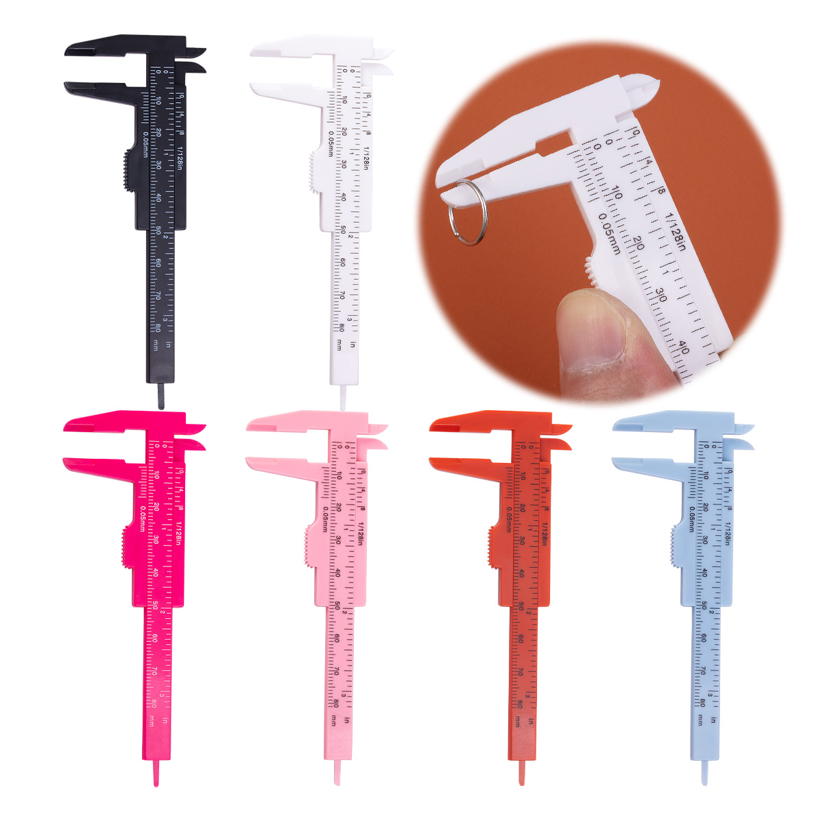 Body Jewelry Measurements - 1/6 stks Piercing Sieraden Meetinstrument Acryl