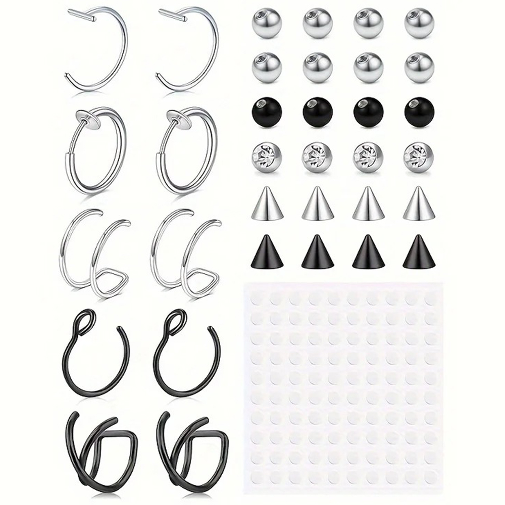 Body Jewelry Labret - Nep-piercings, nep-lipring, nep-neusring, nep-slangenbeet, nep-wenkbrauwpiercing, oorcuff-clip,