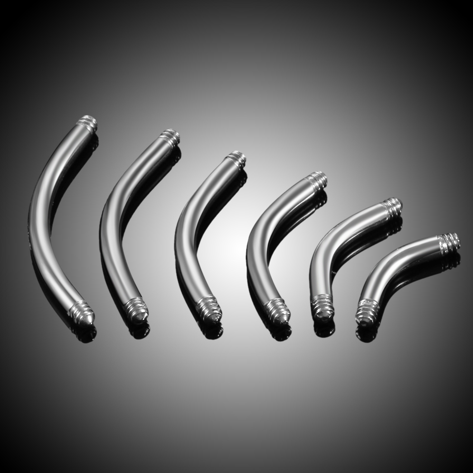 Body Jewelry Gauges - 100 Stks/partij Staal Piercing Banaan Onderdelen