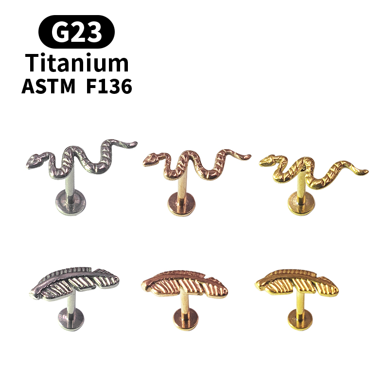 Body Jewelry Labret - Titanium G23 Labret Tragus Lip Ringen