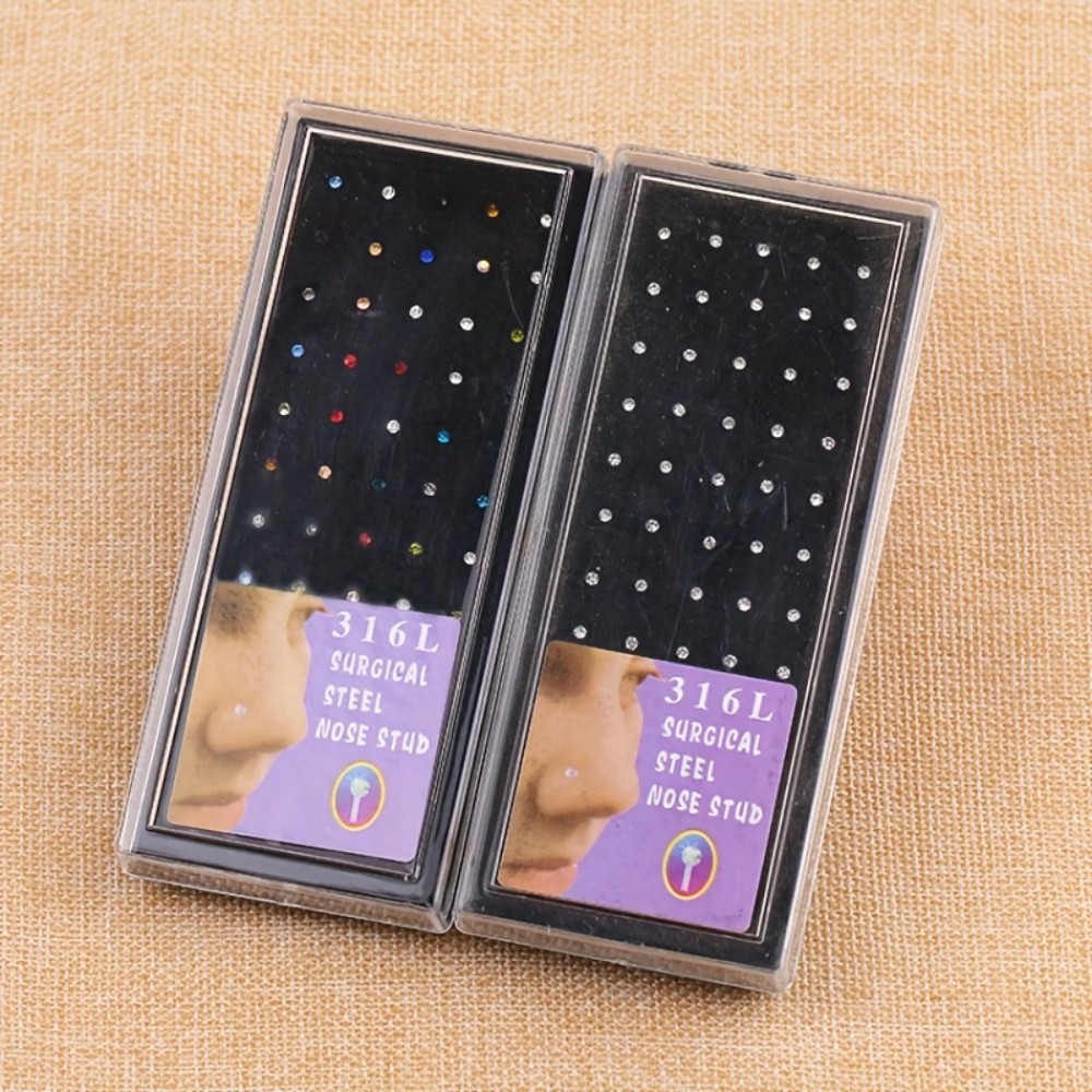 60 stks Neusring Set Stud Oorb - Body Jewelry Stores recensie en prijs