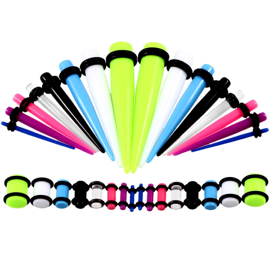 36 stks/partij Acryl Oor Gauge - Body Jewelry Gauges recensie en prijs