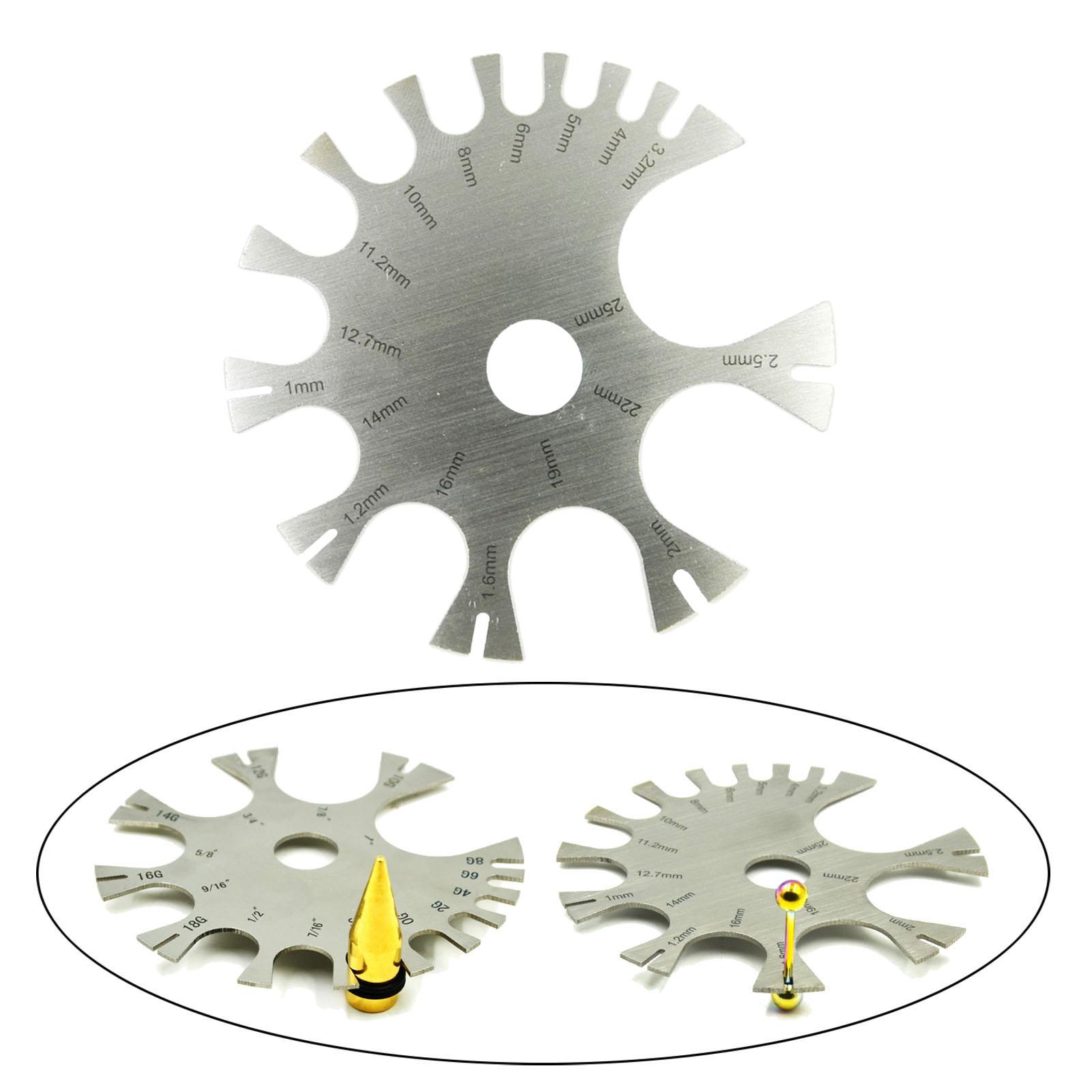 Lichaamssieraden Piercings Gau - Body Jewelry Measurements recensie en prijs