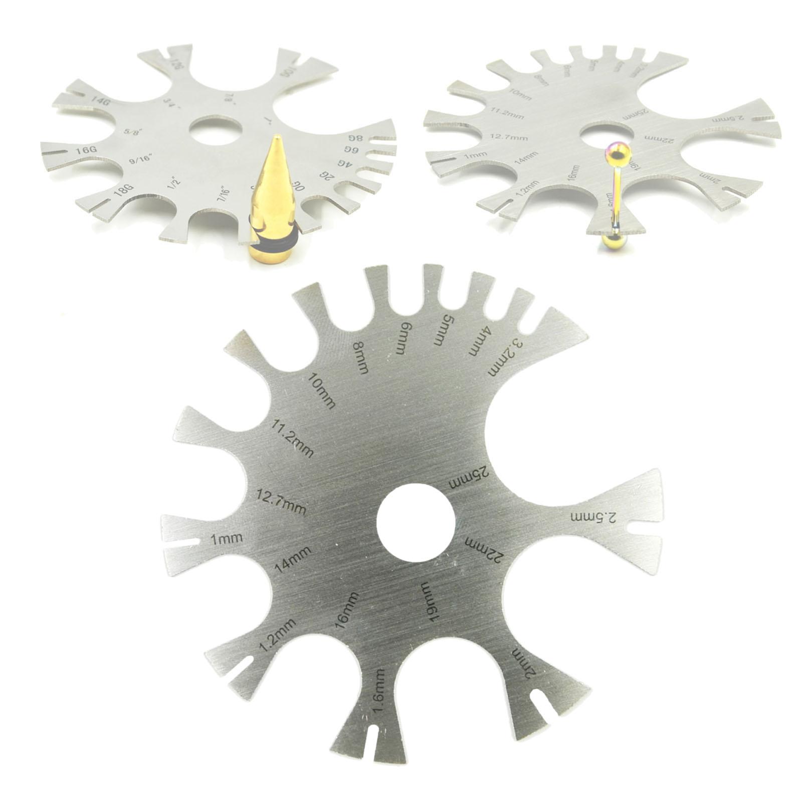 Lichaamssieraden Piercings Gau - Body Jewelry Measurements recensie en prijs