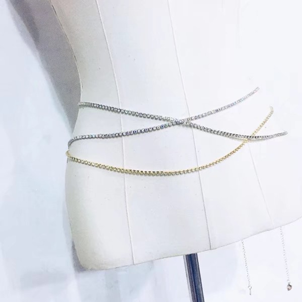 Sexy Mode Glanzende Water Boor - Body Jewelry Chain recensie en prijs