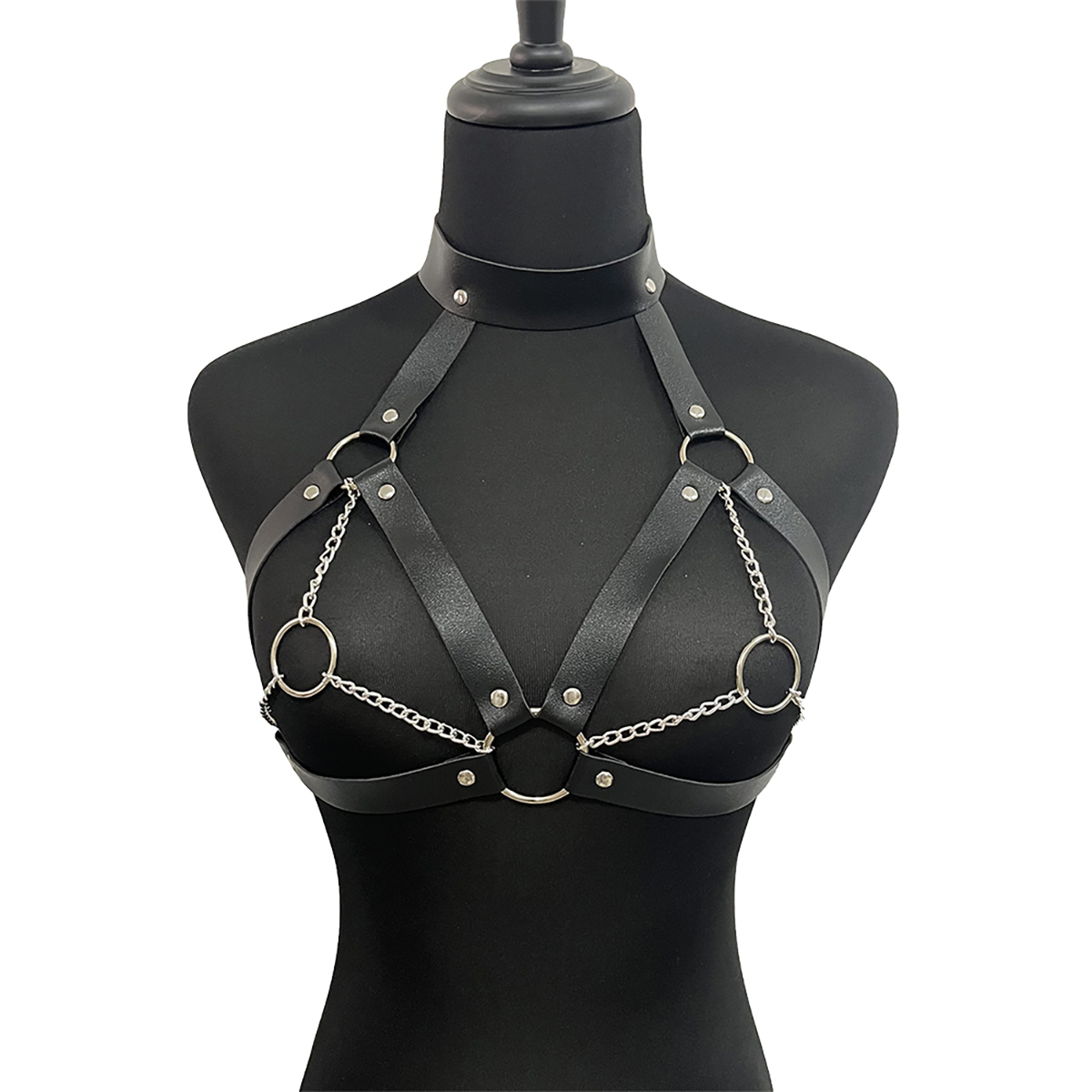 Vrouwen lederen harnas riem ta - Body Jewelry Goth recensie en prijs