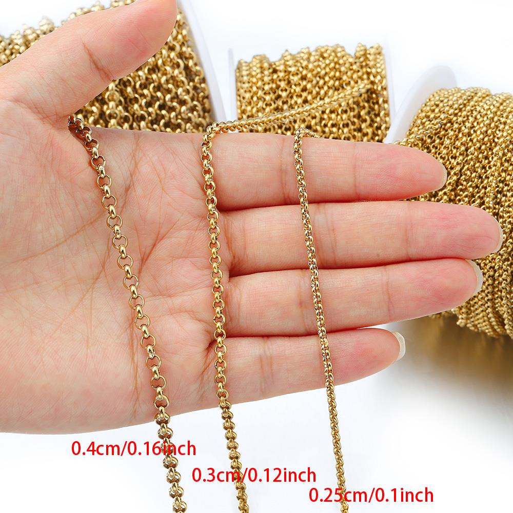 1 meter 2-4 mm roestvrijstalen - Body Jewelry Chain recensie en prijs