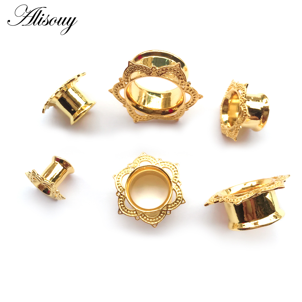 Alisouy 2 STUKS Goud Kleur Plu - Body Jewelry Gauge To Mm recensie en prijs