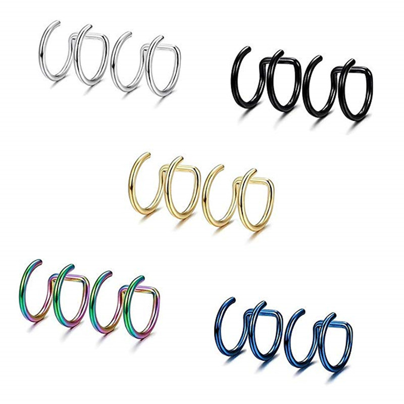 2 stuks 316L roestvrijstalen c - Body Jewelry Labret recensie en prijs