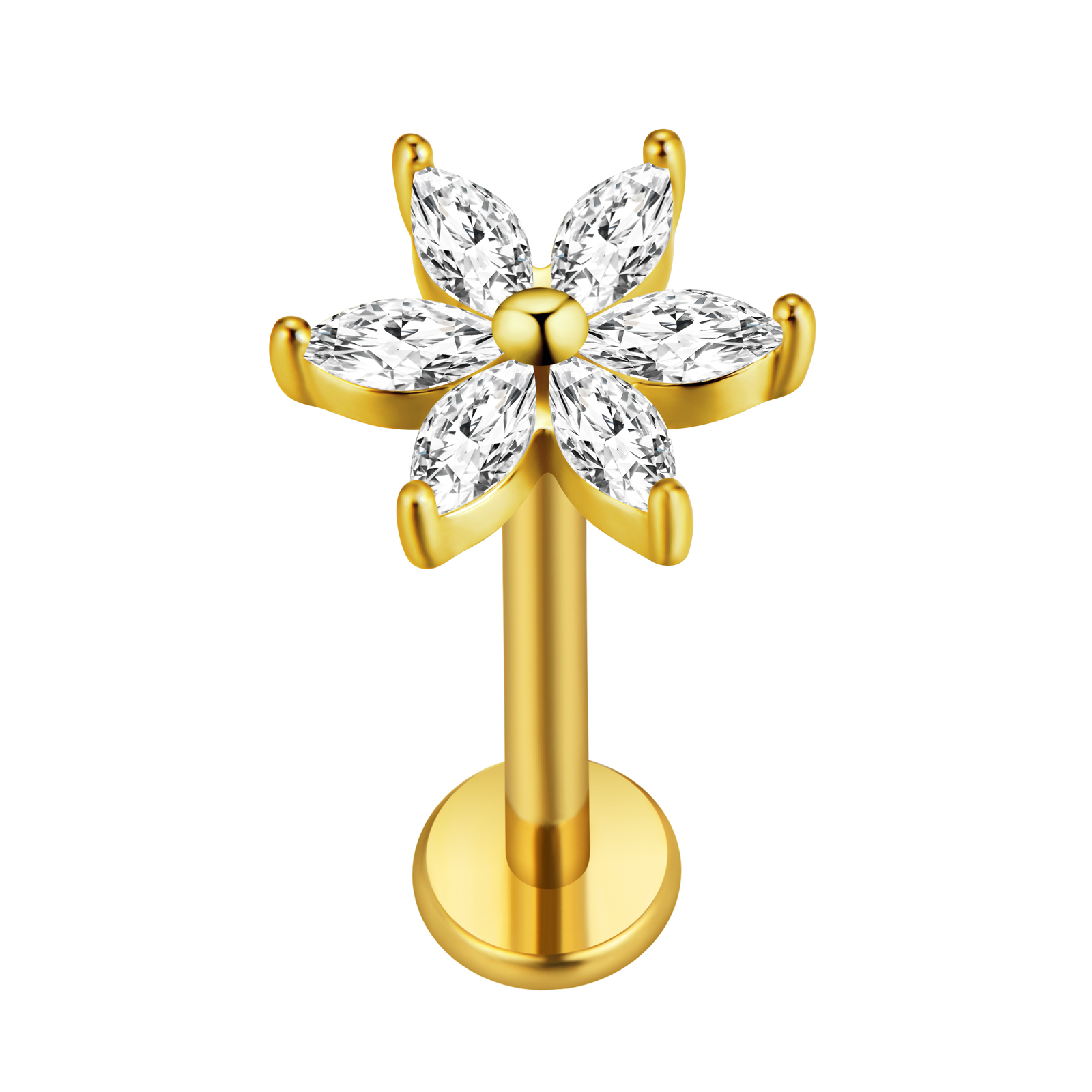 Maple Leaf Labret Piercing Ste - Body Jewelry Labret recensie en prijs