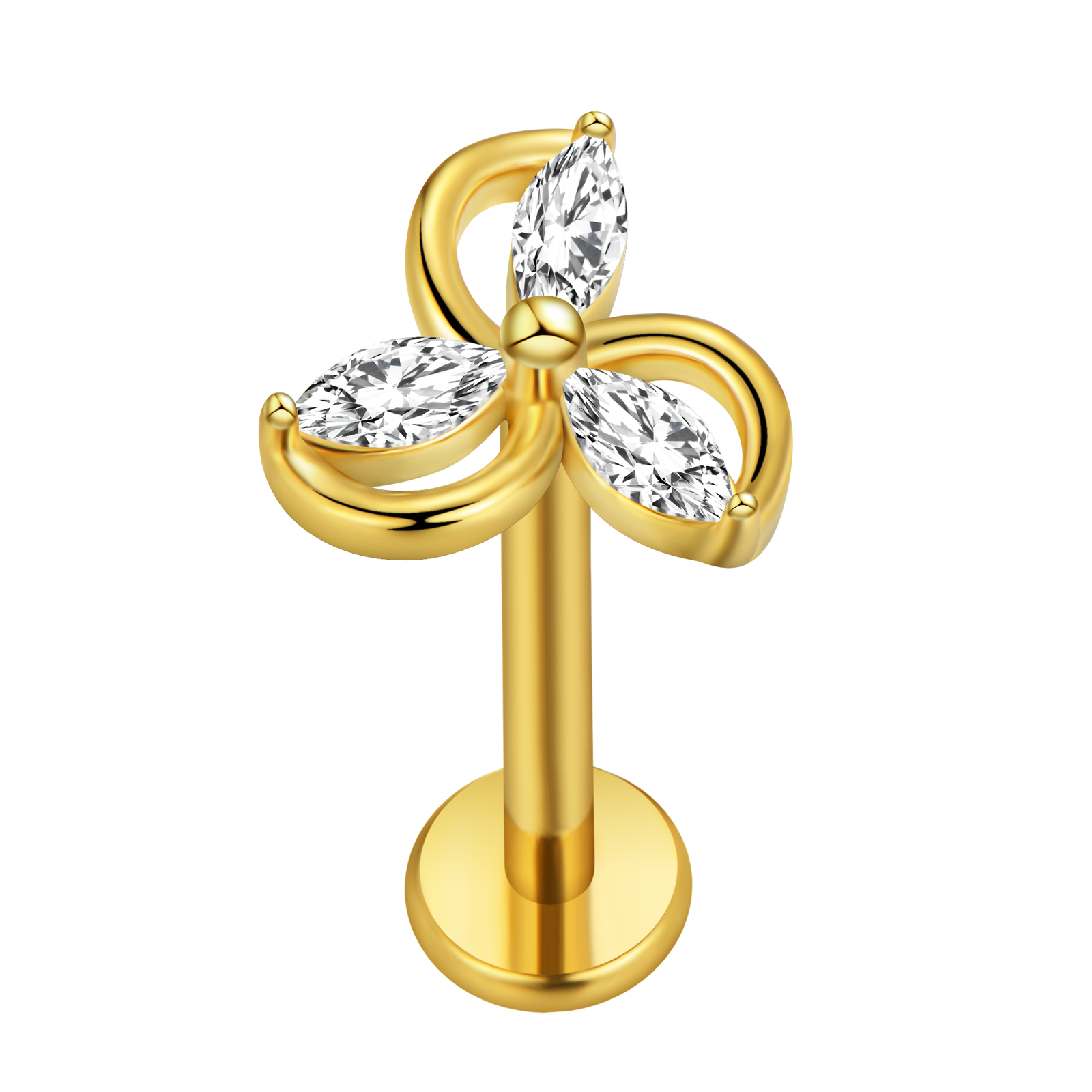 Maple Leaf Labret Piercing Ste - Body Jewelry Labret recensie en prijs