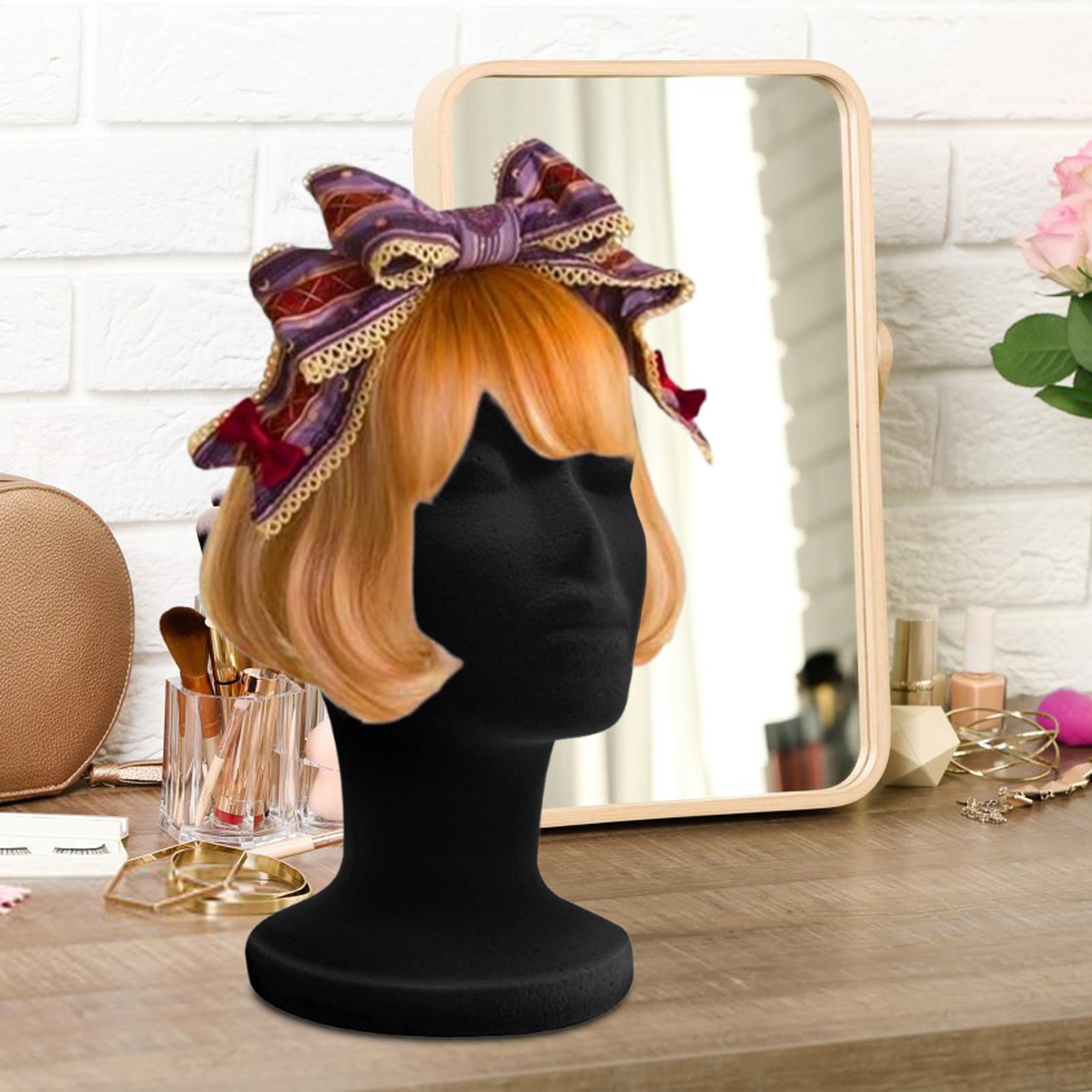 Mannequin Hoofd Schuim Zwart F - Body Jewelry Display Ideas recensie en prijs