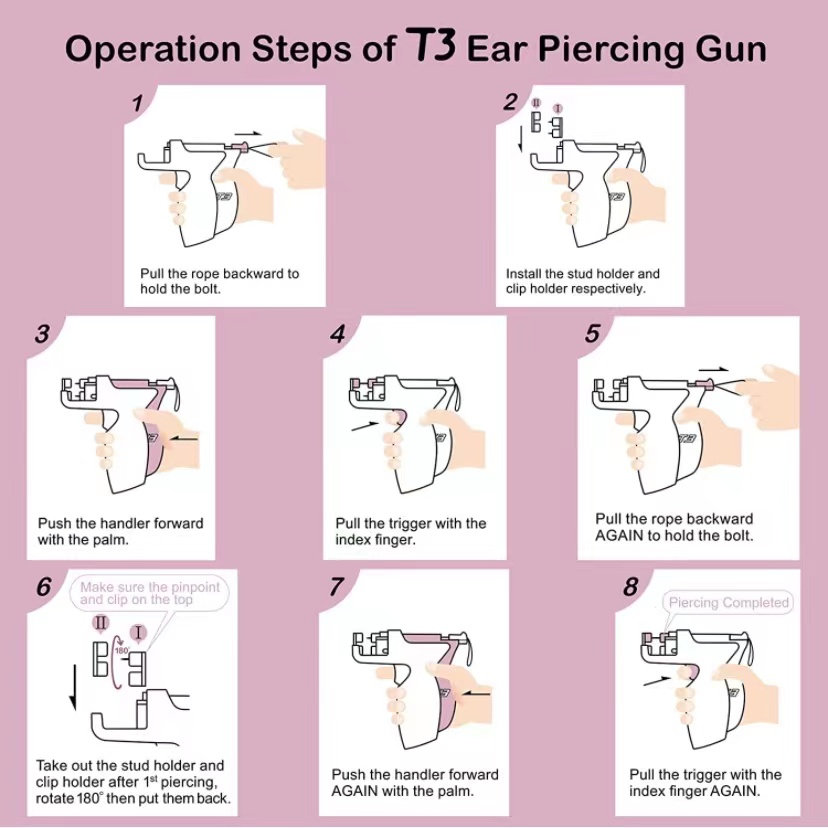 T3 oor piercing gun kit asepti - Body Jewelry Stores recensie en prijs