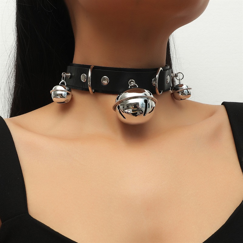 Sexy ketting kraag leer bdsm c - Body Jewelry Goth recensie en prijs