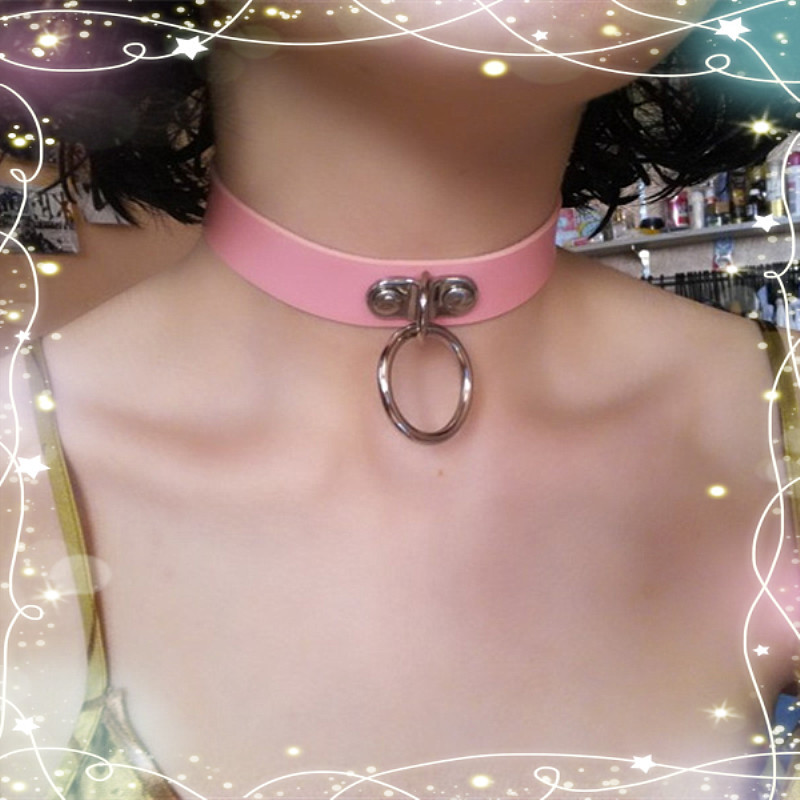 Sexy ketting kraag leer bdsm c - Body Jewelry Goth recensie en prijs