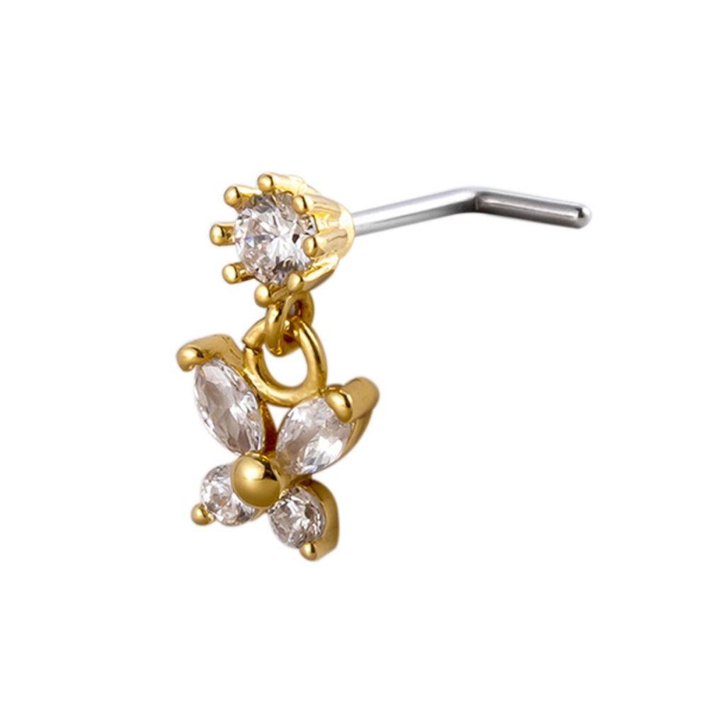 Roestvrijstalen piercing neuss - Body Jewelry Goth recensie en prijs