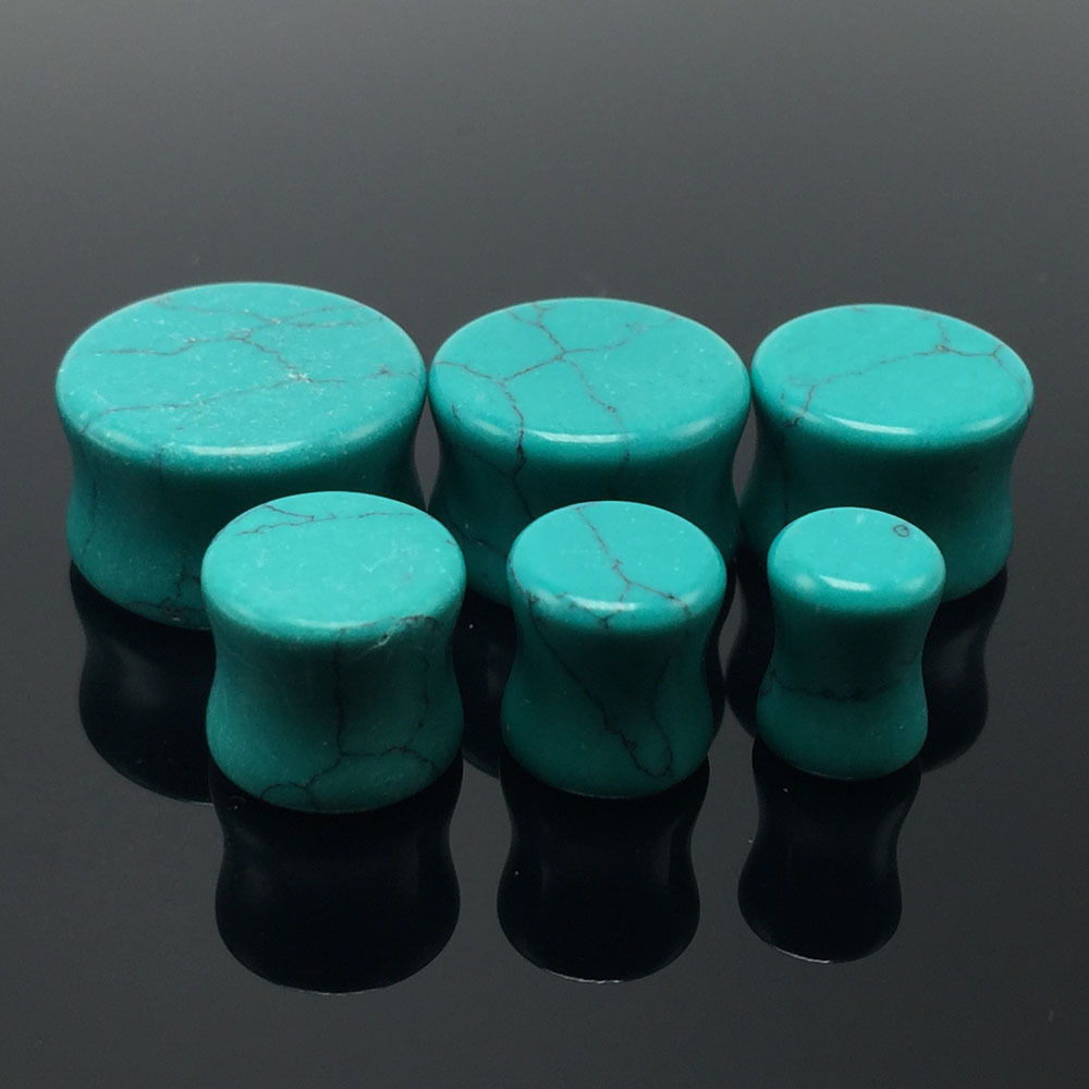 Alisouy 2 stuks mode groene st - Body Jewelry Gauge To Mm recensie en prijs