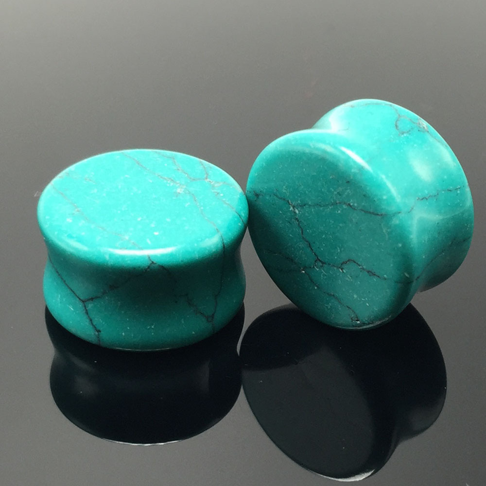 Alisouy 2 stuks mode groene st - Body Jewelry Gauge To Mm recensie en prijs