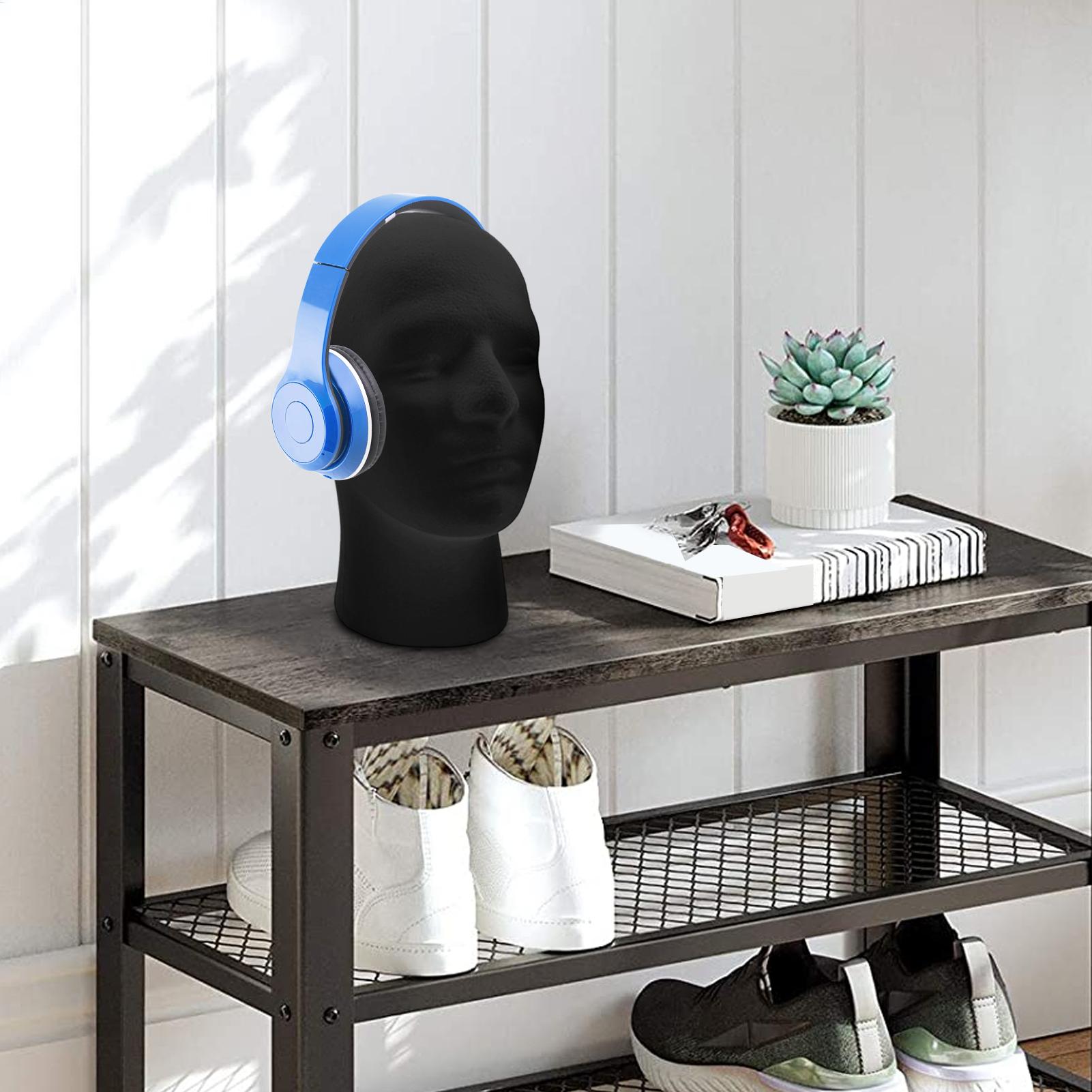 Mannequin Hoofd Schuim Zwart F - Body Jewelry Display Ideas recensie en prijs