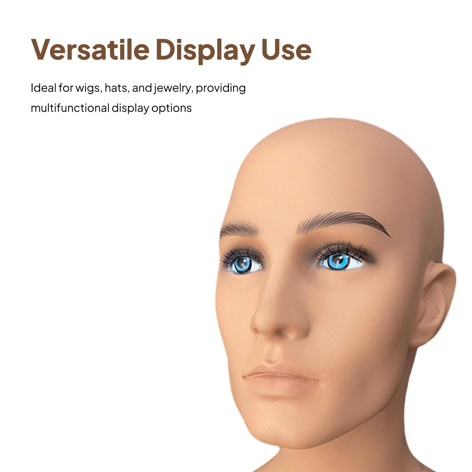 Mannelijke Mannequin Hoofd Oef - Body Jewelry Display Ideas recensie en prijs