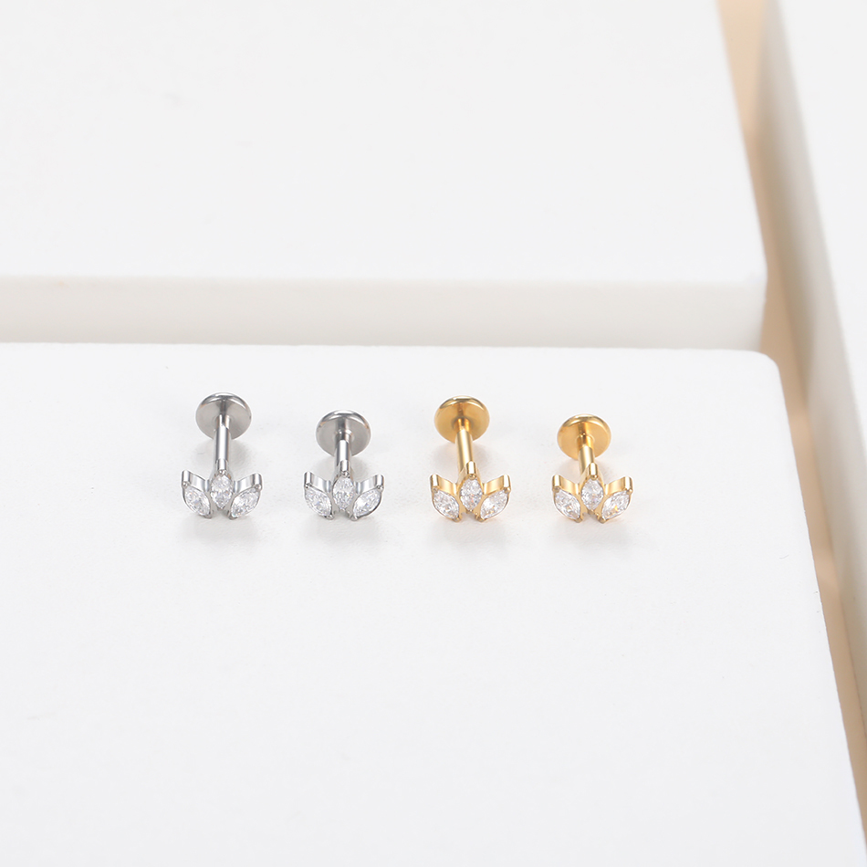 1 st Labret Piercing Titanium  - Body Jewelry Labret recensie en prijs