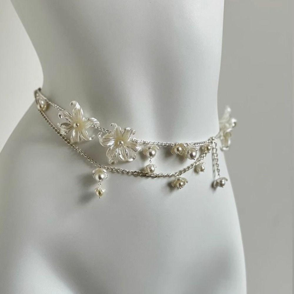 Mode Elegante Parel Taille Ket - Body Jewelry Chain recensie en prijs