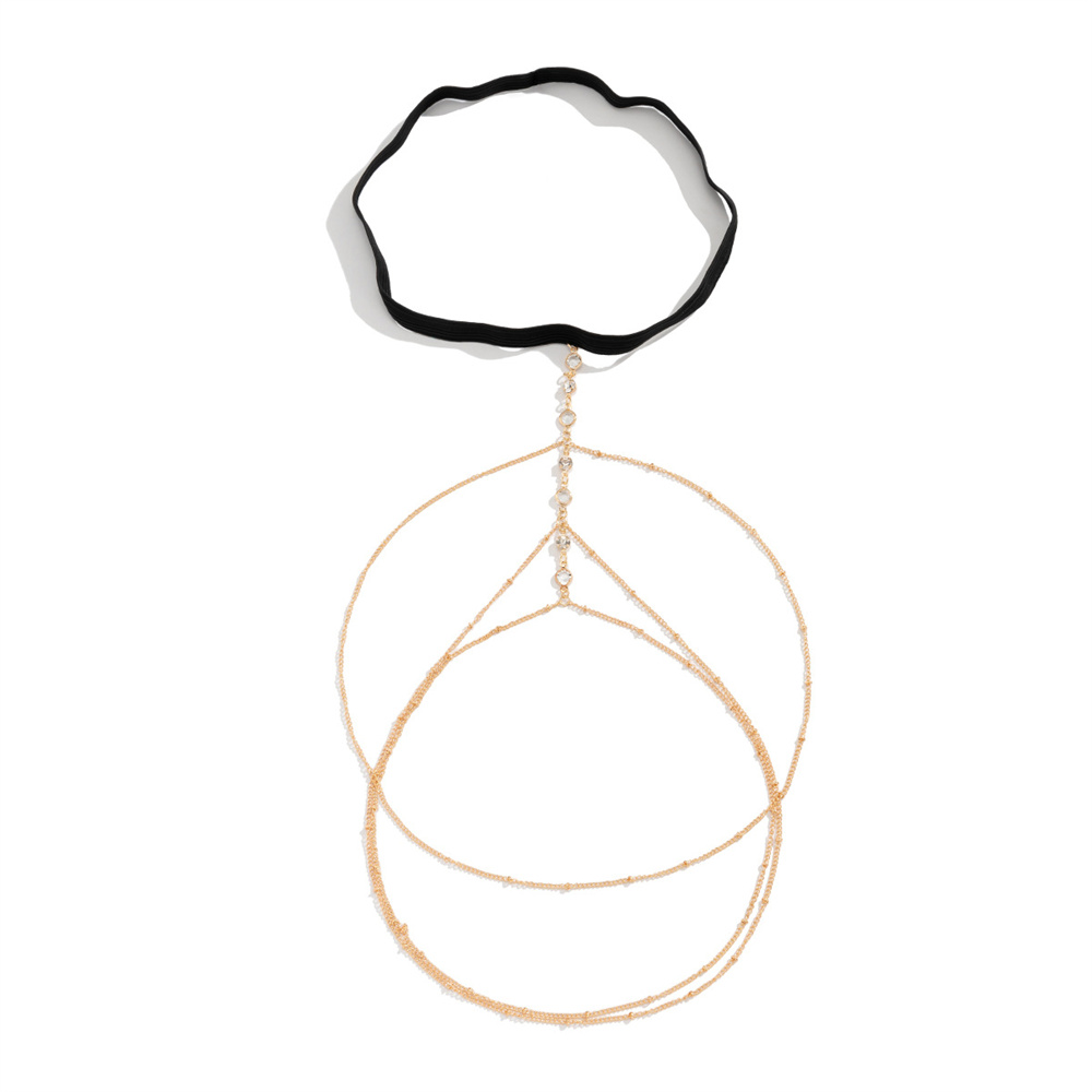 Boho elastische band kristalle - Body Jewelry Chain recensie en prijs