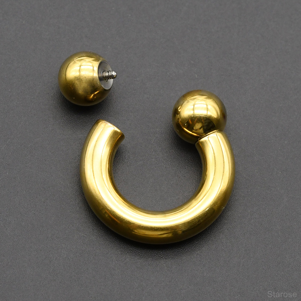 8G-00G Grote Gauge Rvs Hoefijz - Body Jewelry Gauges recensie en prijs