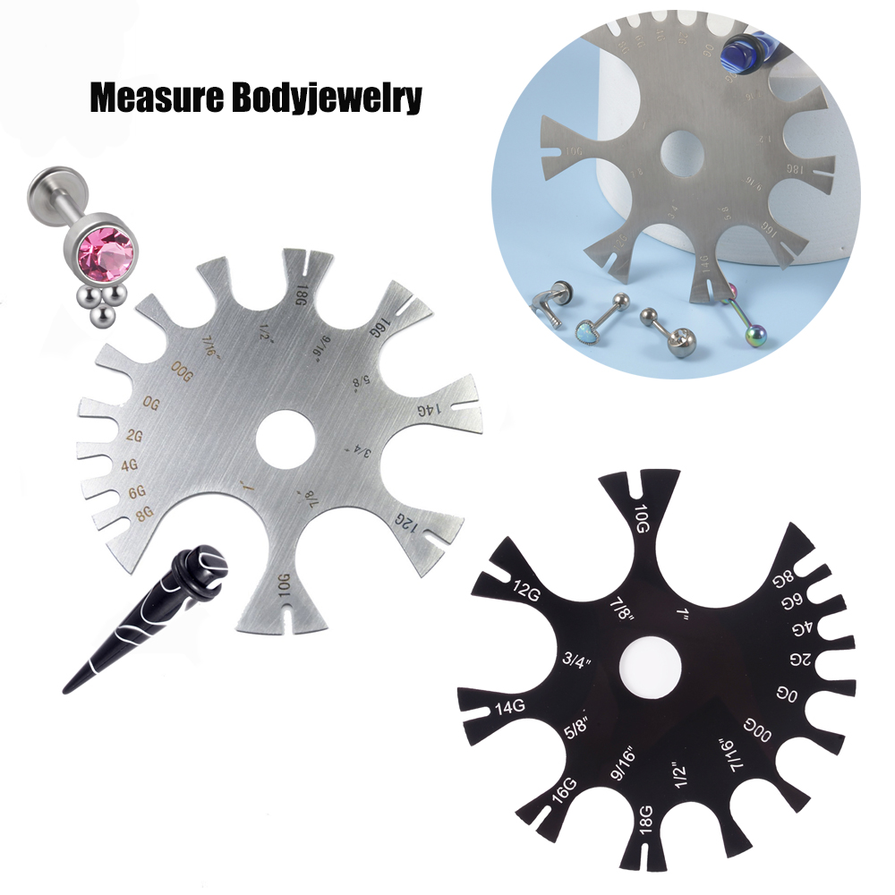 1/5 Stuks Staal & Acryl 18G To - Body Jewelry Measurements recensie en prijs
