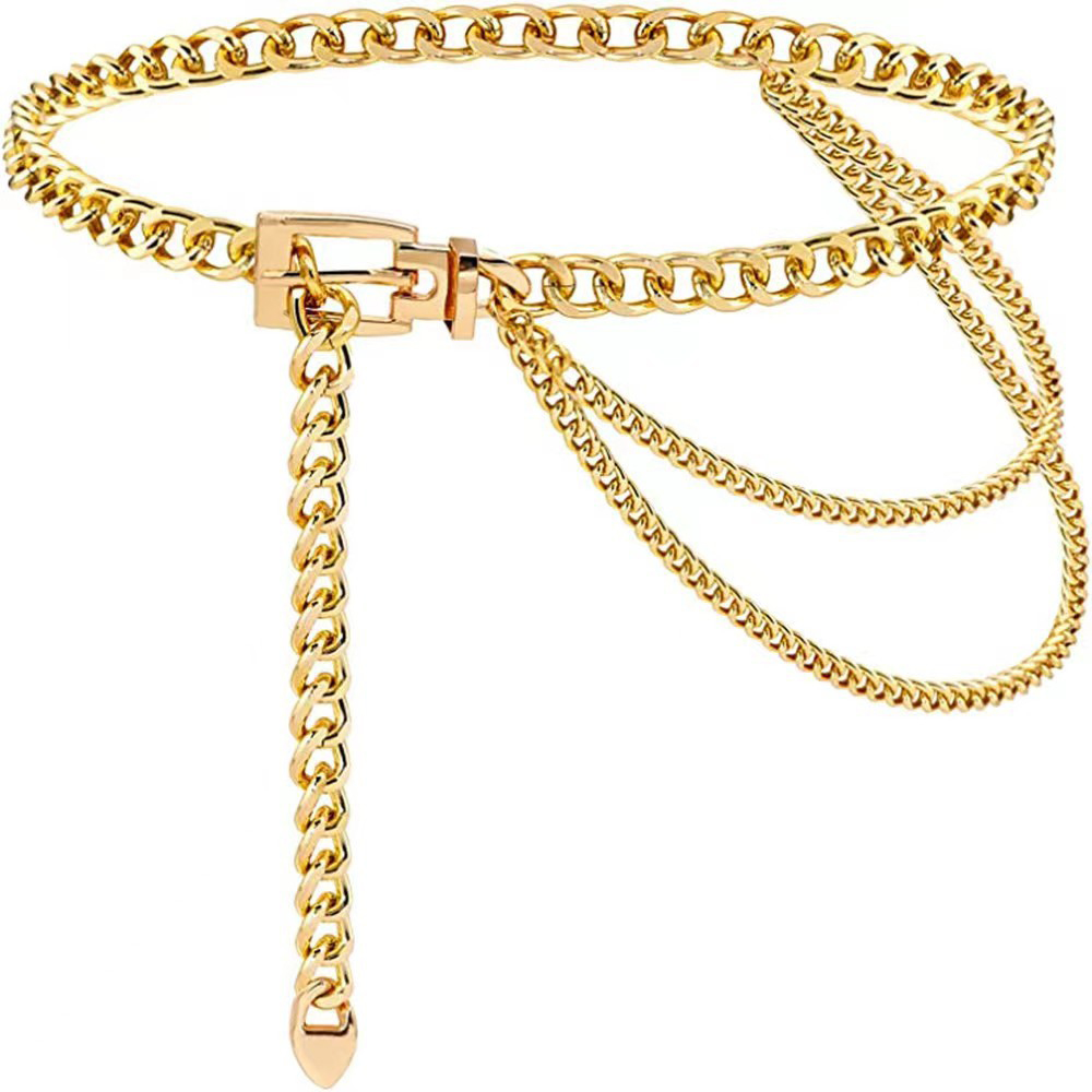Punk taille ketting metalen ri - Body Jewelry Chain recensie en prijs